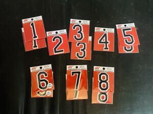 Joy Lot 1.5" Patch Varsity Numbers New